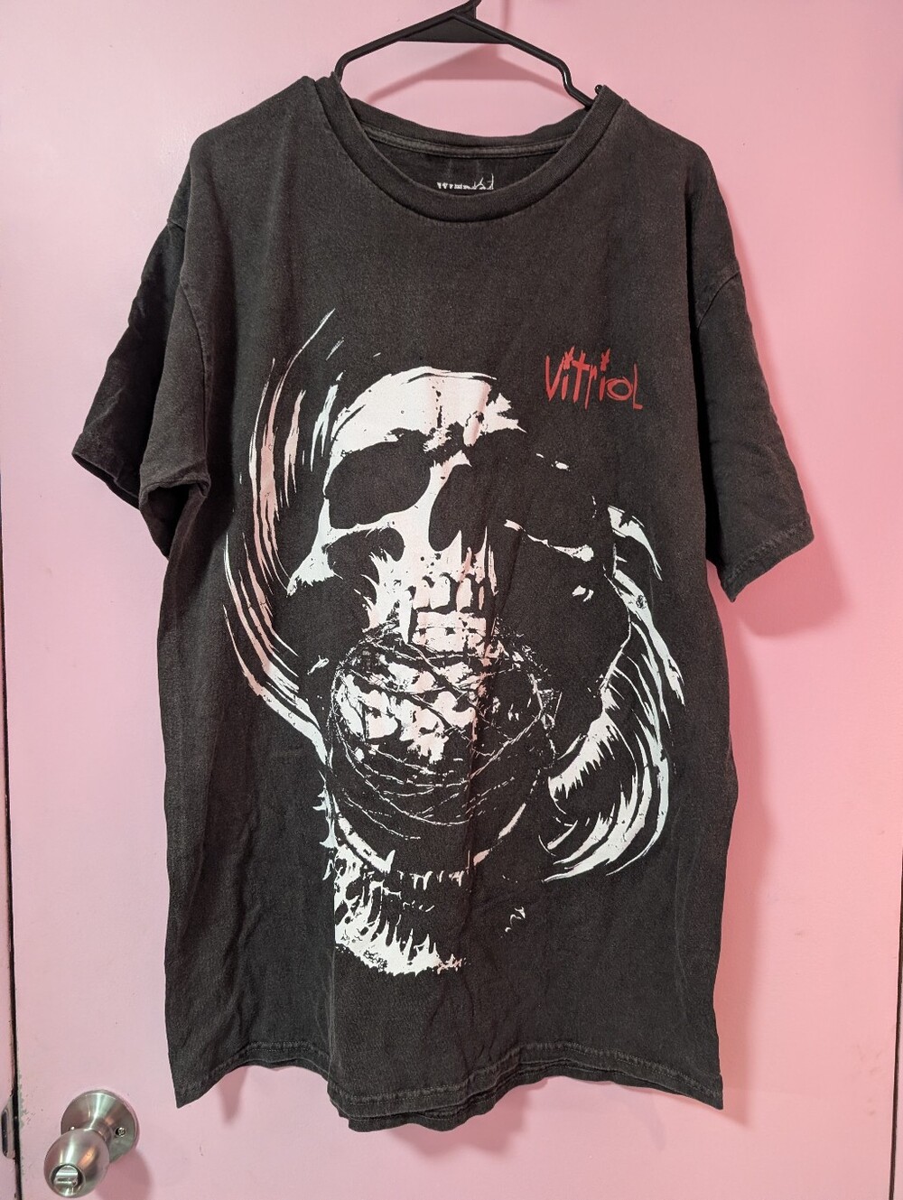 Vitriol Skull Graphic T-Shirt